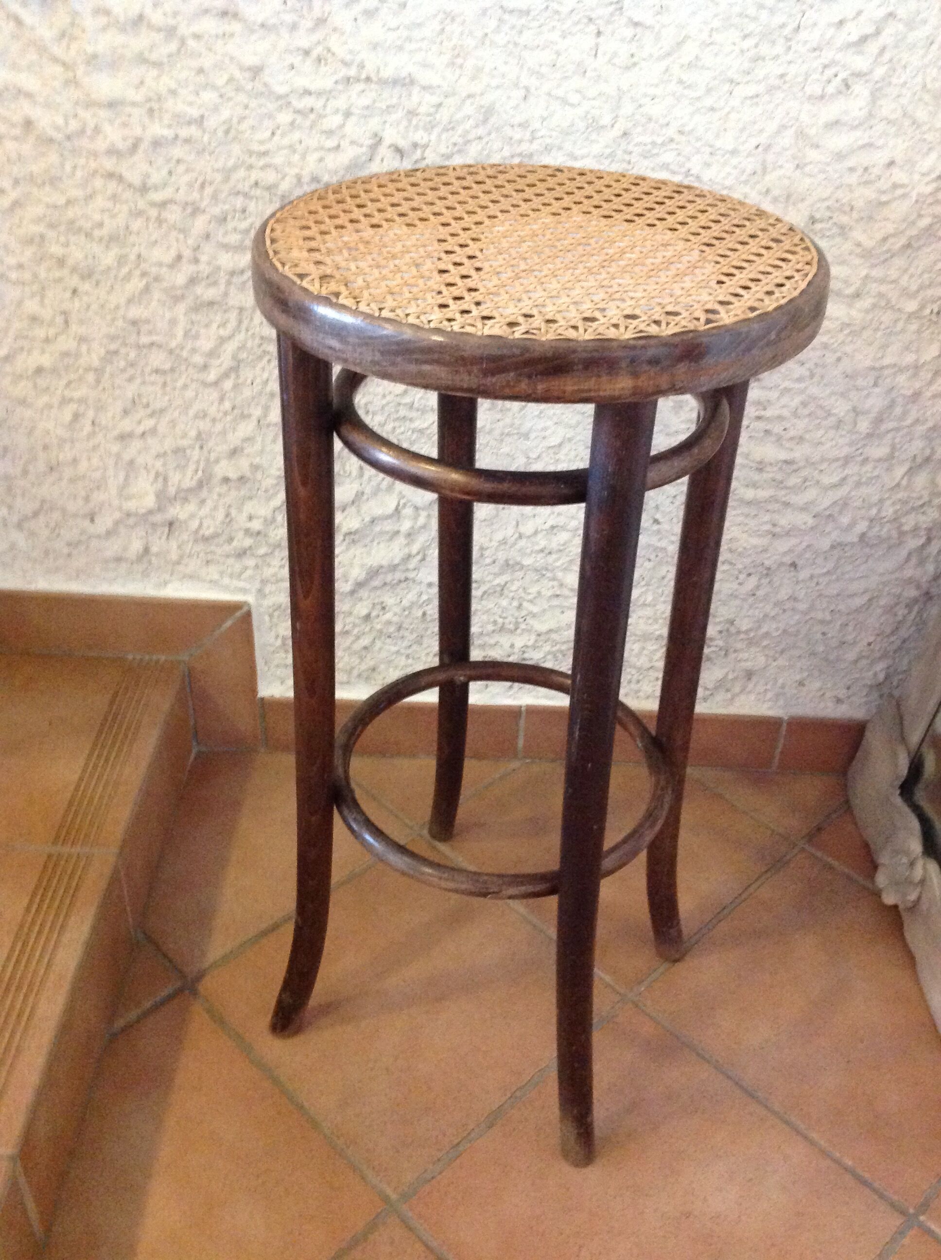 Ancien tabouret de bar par FMB vintage années 50