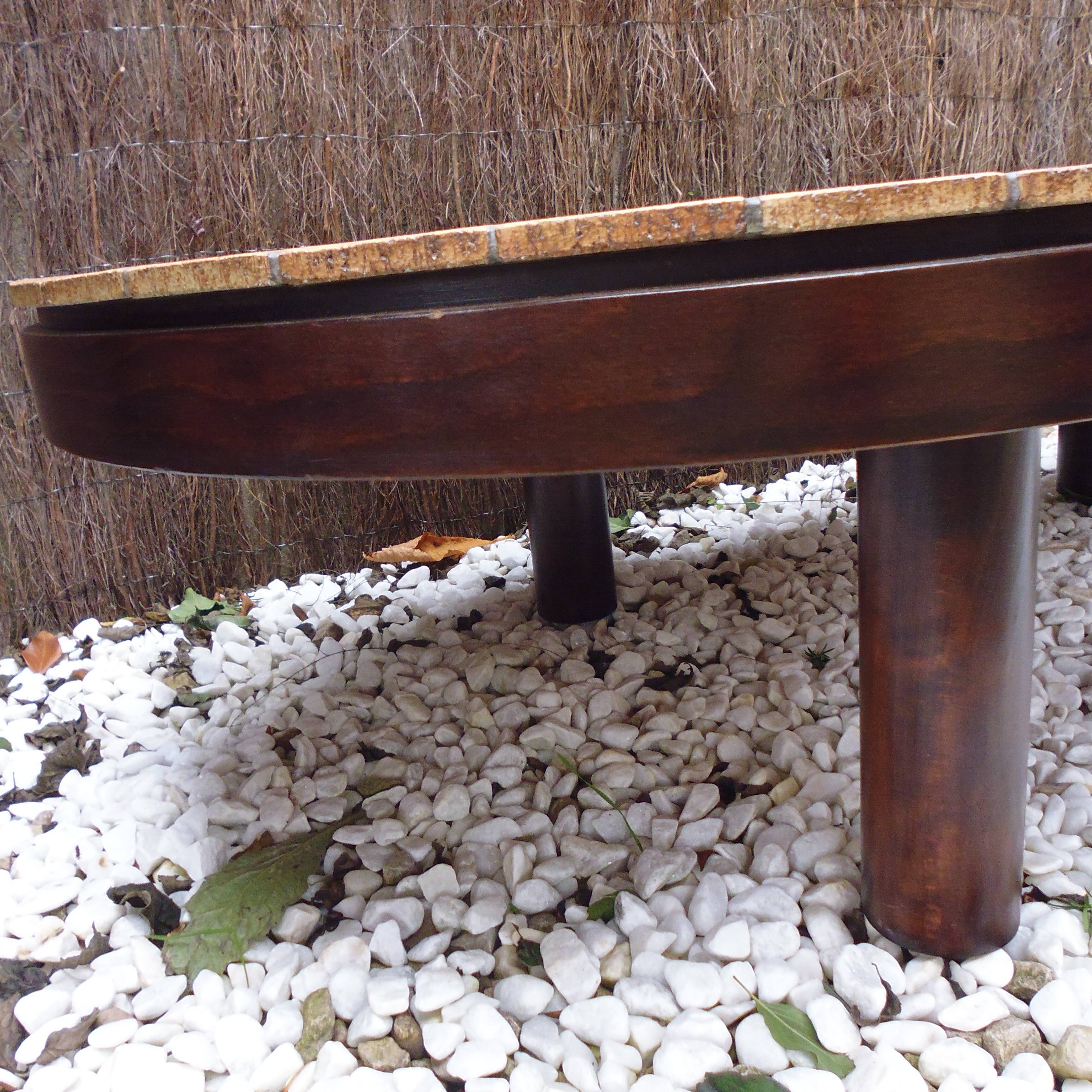 Coffee table Capron ceramic oval 70