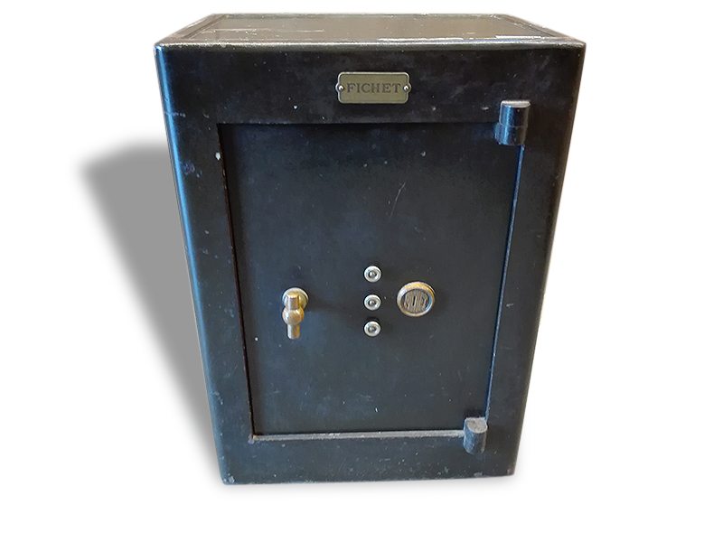 COFFRE FORT FICHET ANCIEN années 30 clé + code Selency