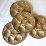 4 St Clément oyster plates