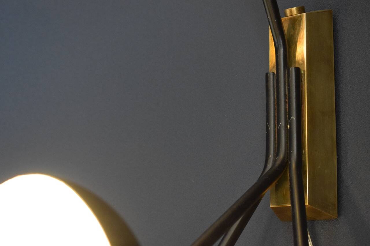 Large wall light attributed to maison lunel