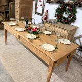 table de ferme Ancienne 2 tiroirs