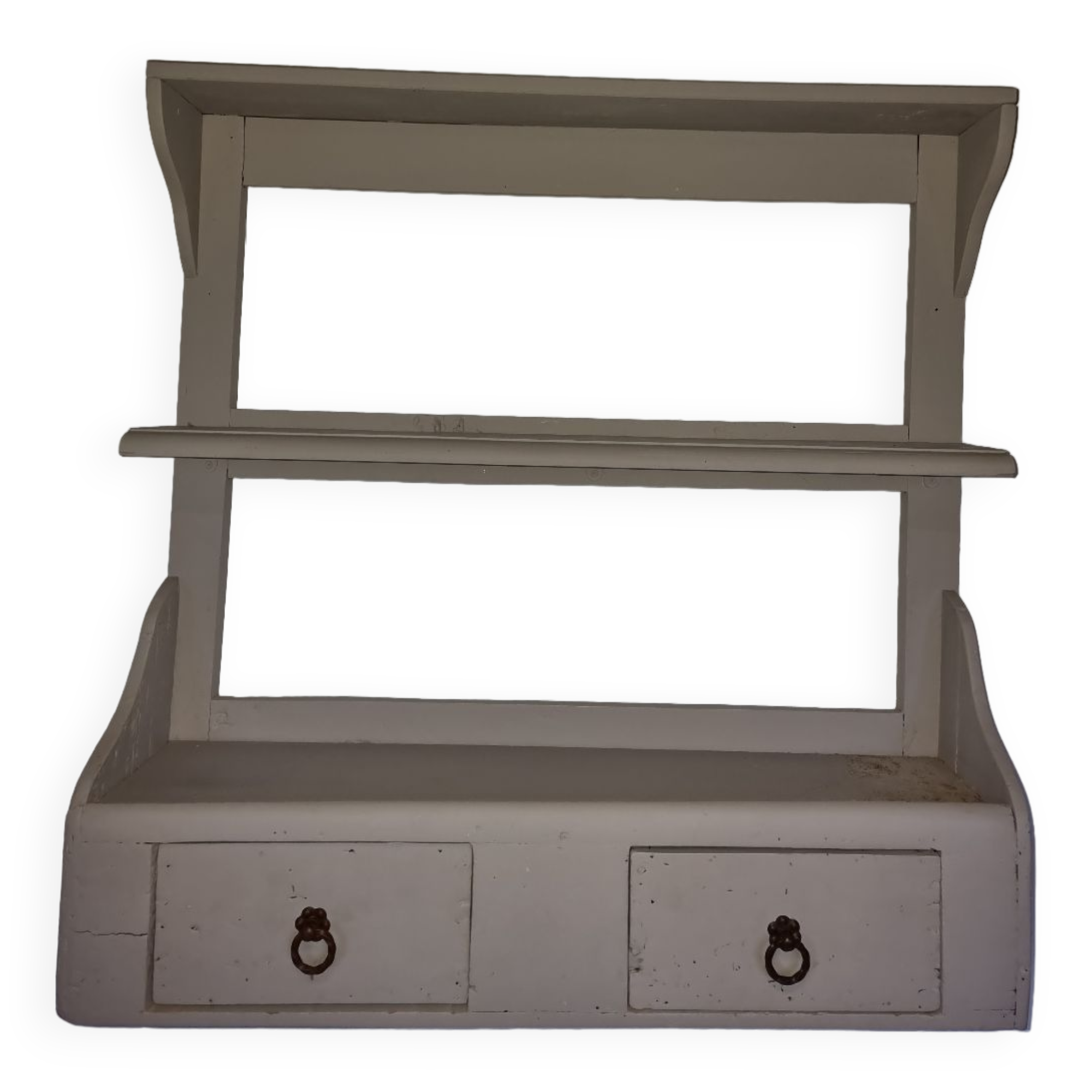 Vintage spice shelf