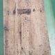 Early 20th century farmhouse table in fir and chestnut with benches