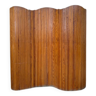Slatted screen – Baumann style – 1950s – Solid pine