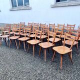 30 chaises bistrot anciennes de style scandinave