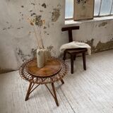 Table basse rotin « soleil »