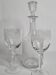 Service de Carafe et Verres en Cristal Gravé, Style Classique