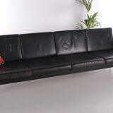 Vintage Dutch design leather BZ55 sofa by Martin Visser for 't Spectrum, 1960s