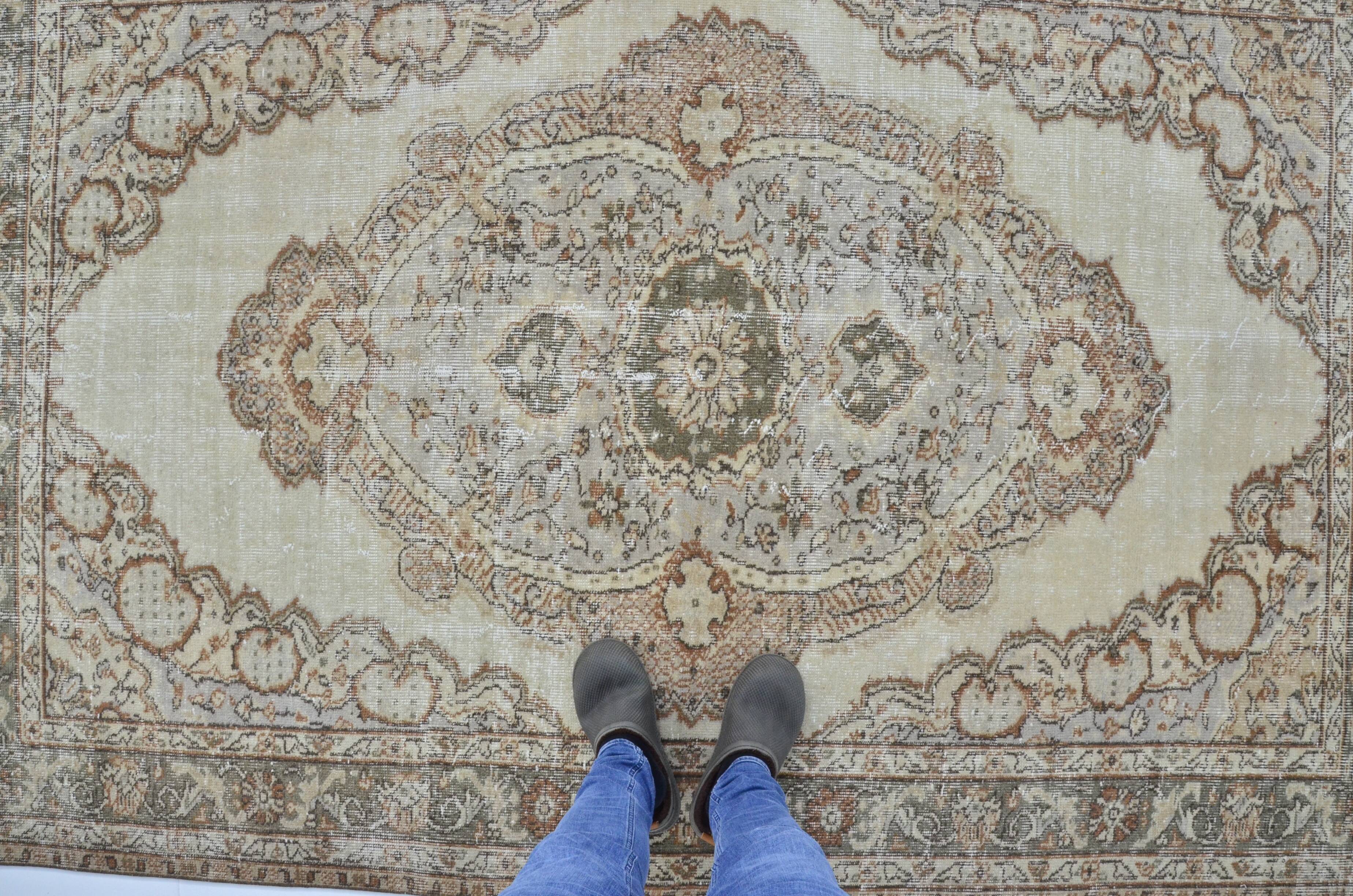 Tapis vintage turc Oushak sku 3273