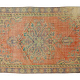 Anatolian handmade vintage rug 234 cm x 144 cm