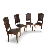 Italian art deco dining chairs 1920s