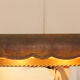 Lighting mirror in gilded wrought iron