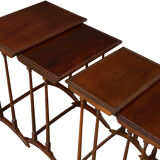 Fine Quartetto Nest Of Mahogany Tables
