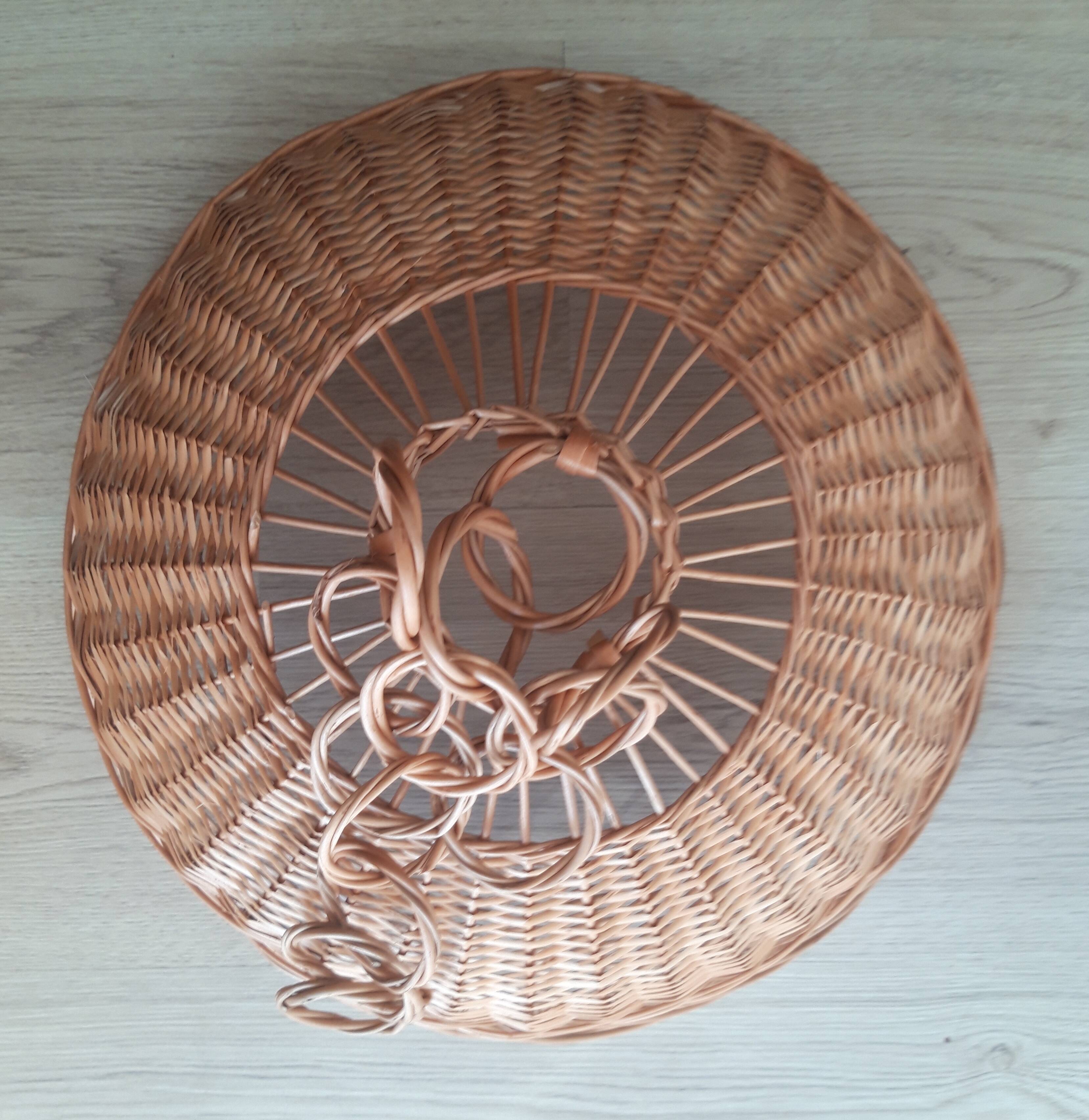 39 cm wicker lampshade
