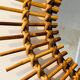 Authentic rattan sun mirror 60s