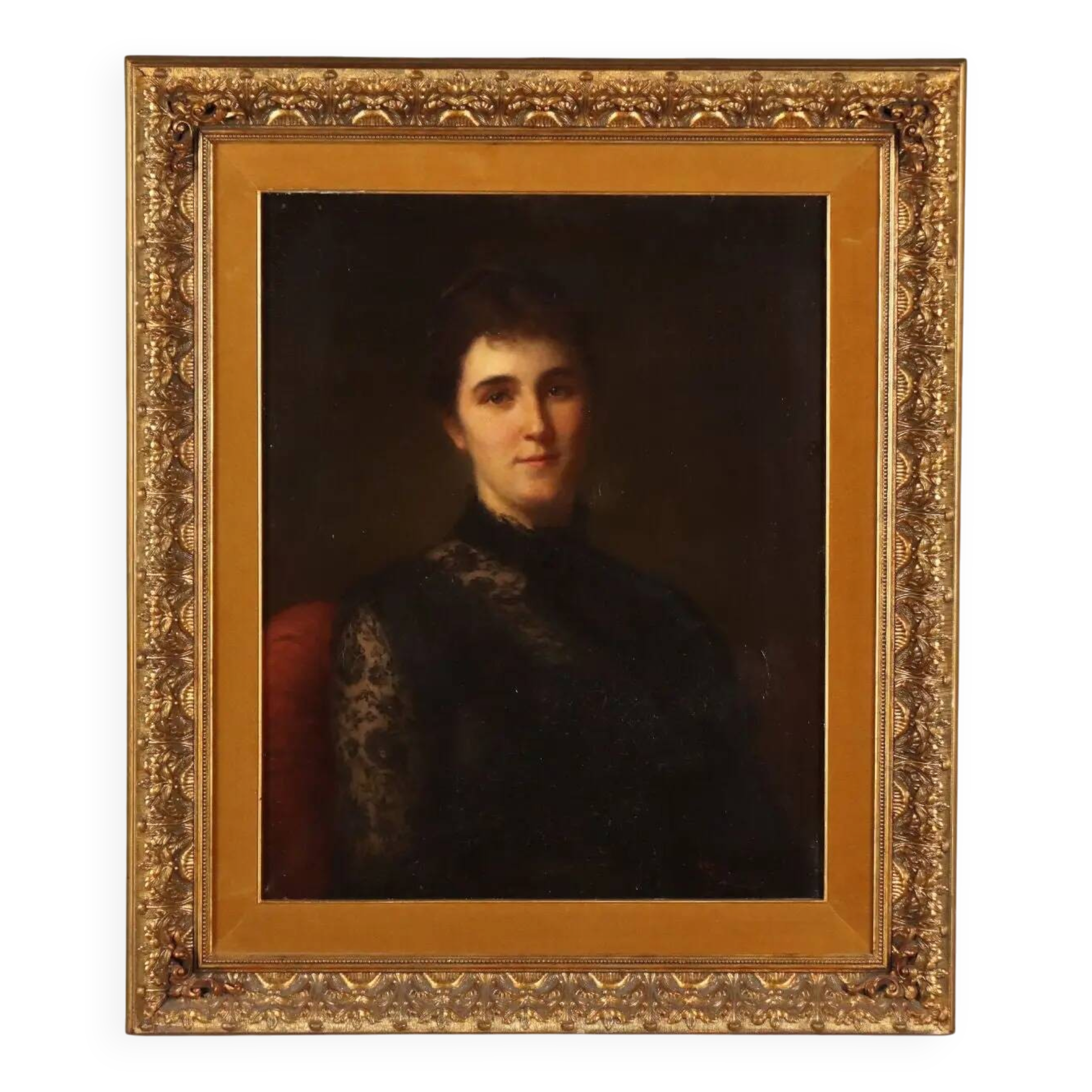 Old painting signed Roberto Fontana, oil on canvas, 19th century.