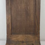 1950s Brutalist wooden mirror