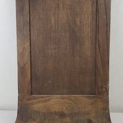 Brutalist wooden mirror 1950