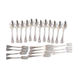 Set of 24 Christofle cutlery mod. Printania