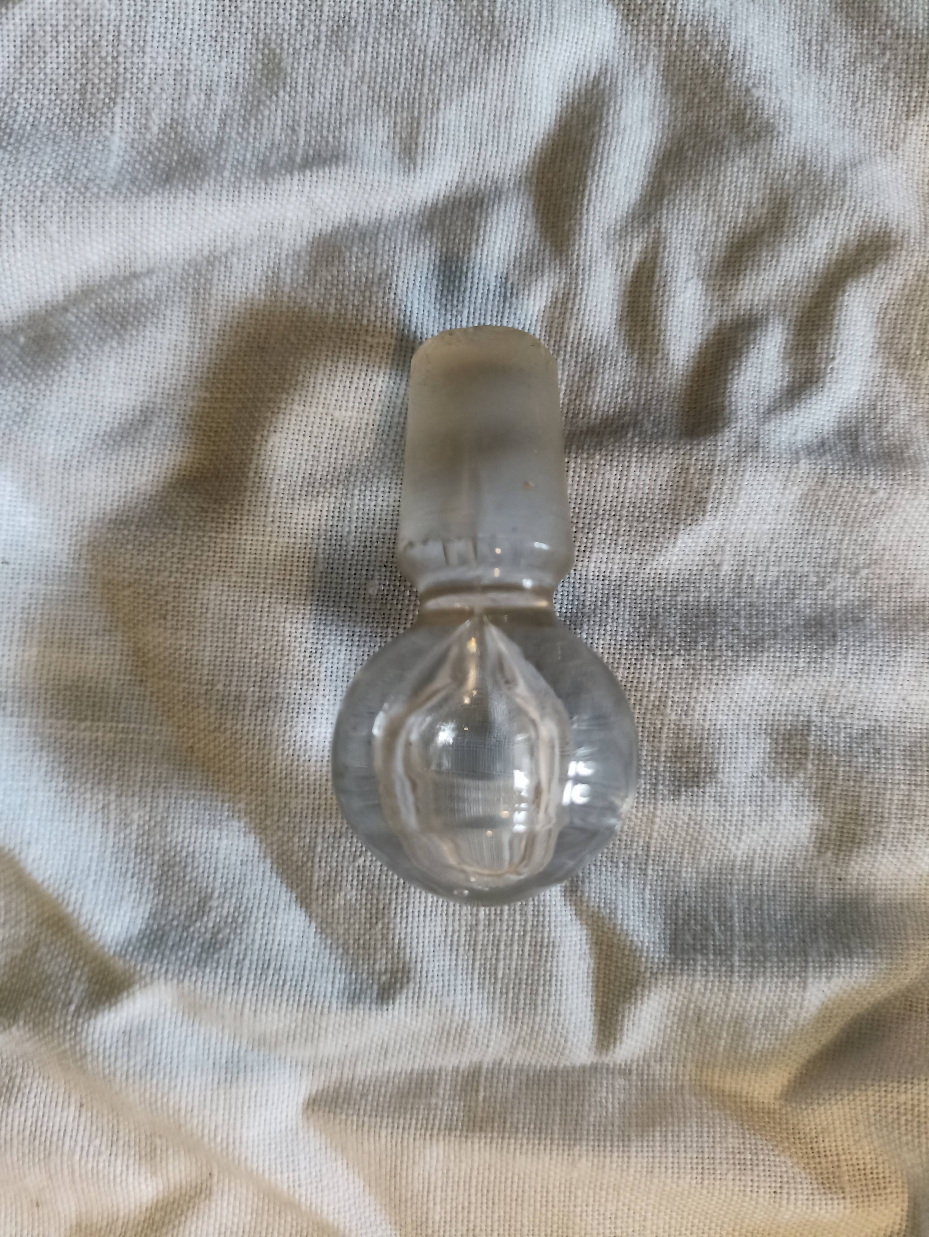 Lot de 6 bouchons de carafe en verre