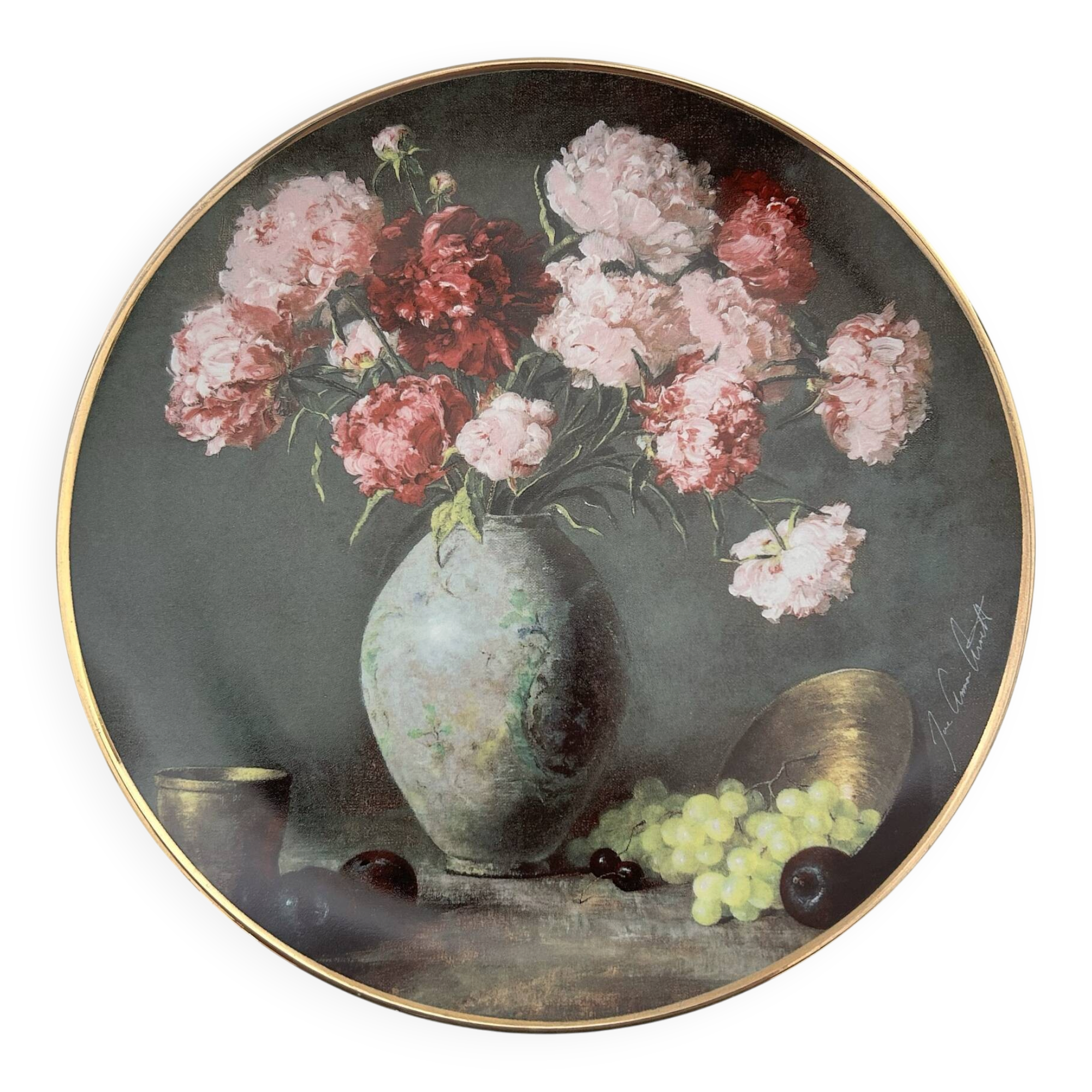 English collector's plate signed and numbered