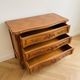 Commode Louis XV en bois merisier 3 tiroirs