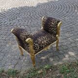 Empire leopard armchair