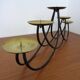 Brutalist Iron Candleholder, 1960s