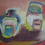 Antoine Ferrari (1910 1995) Still life Oil painting on canvas