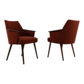 Chaises coquilles du milieu du siècle, Pologne, années 1960, ensemble de 2