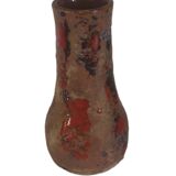 Brutalist vase with dripping decoration