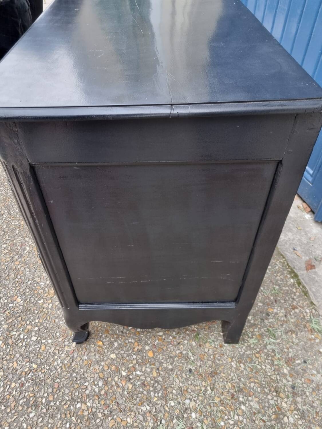 Black Louis XV low sideboard