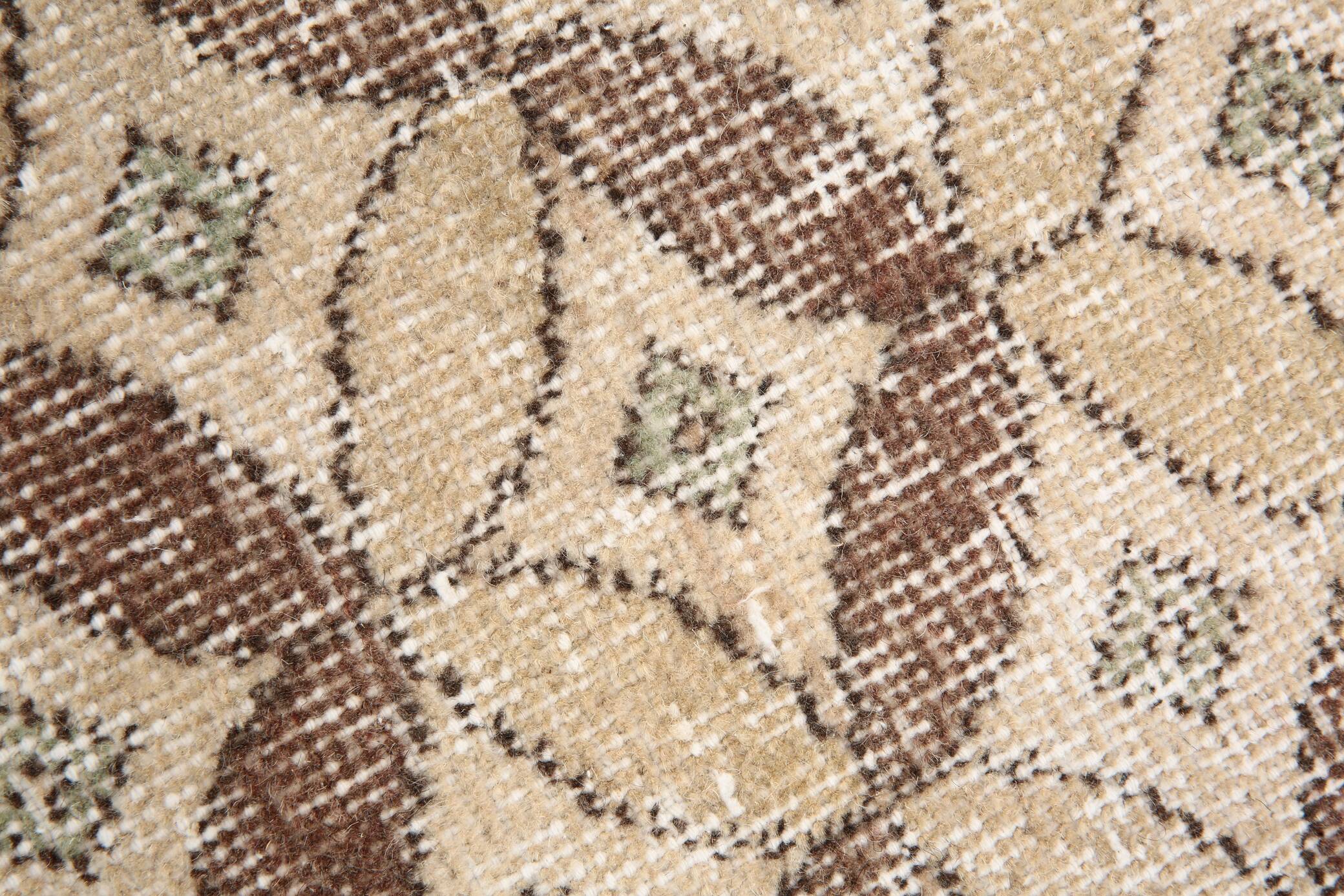 2x9 Soft Pastel Beige Turkish Runner Rug, 54x276Cm FREE SHIPPING