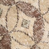 2x9 Soft Pastel Beige Turkish Runner Rug, 54x276Cm FREE SHIPPING