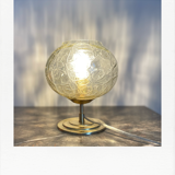 Golden ball table lamp