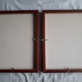 Set of 2 vintage illustrations signed Baudry