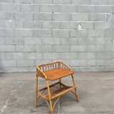 Bout de canapé rotin