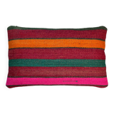 Vintage turkish kilim cushion cover, 30 x 50 cm