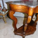 Console in mahogany of the 19th