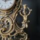 Louis XV style gilded bronze clock