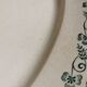 Old oval dish Gien, Clover