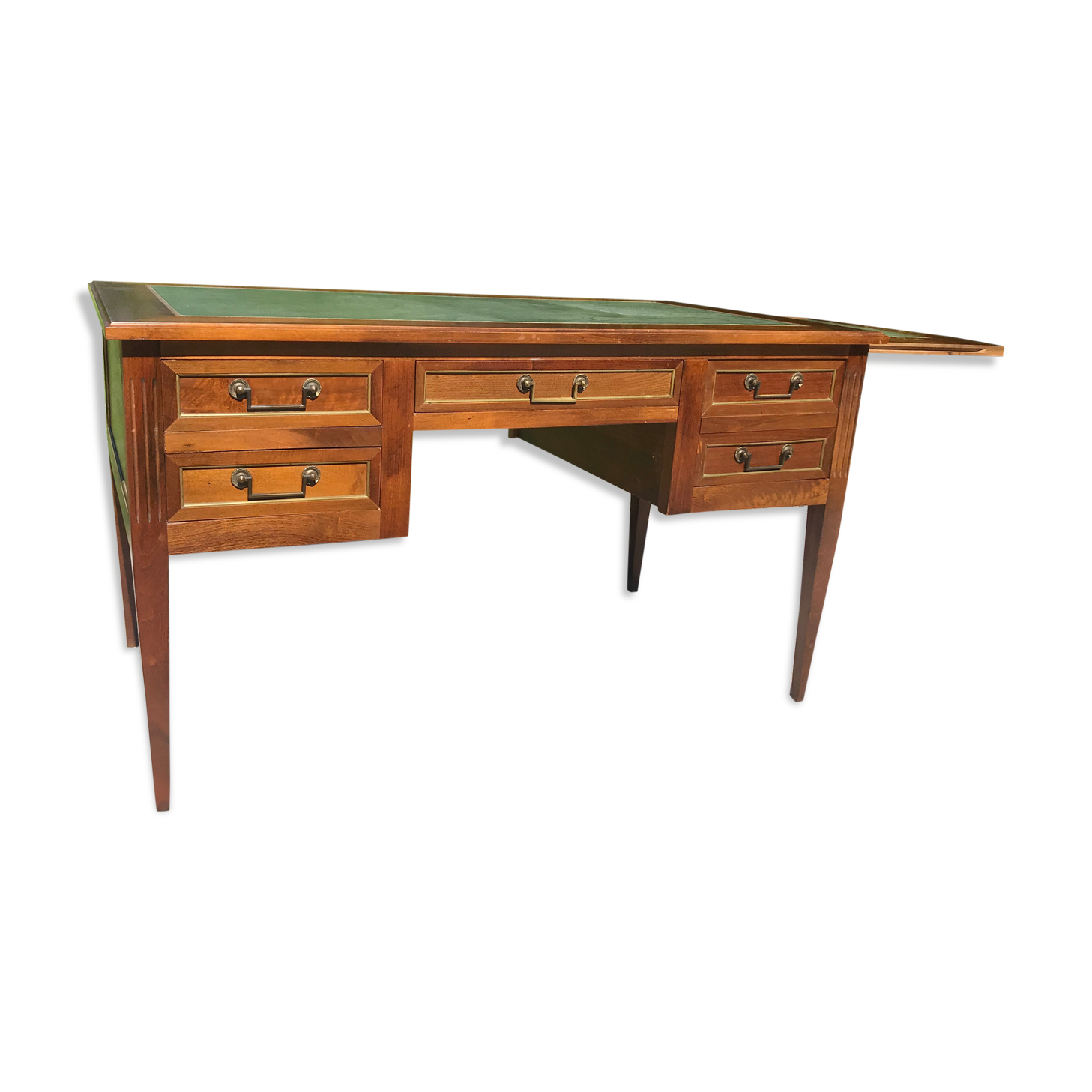 Louis XVI style desk in walnut period 1950