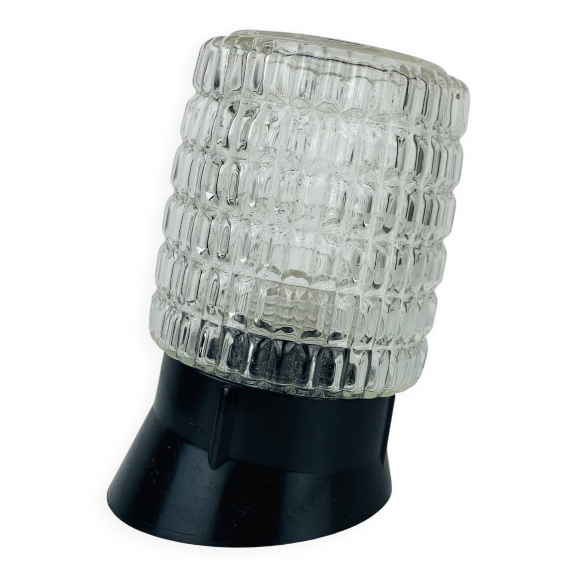 Arno vintage molded glass wall lamp, 1960s