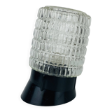 Arno vintage molded glass wall lamp, 1960s