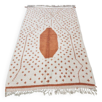 Tapis beni ouarine fait main traditionnel 250cmx150cm