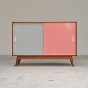 U-452 pink sideboard by Jiri Jiroutek for Interier Praha 1960