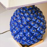 Mid-century Italian ceramic pineapple lamp