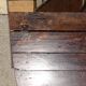 Old draining rack, chest, in solid oak