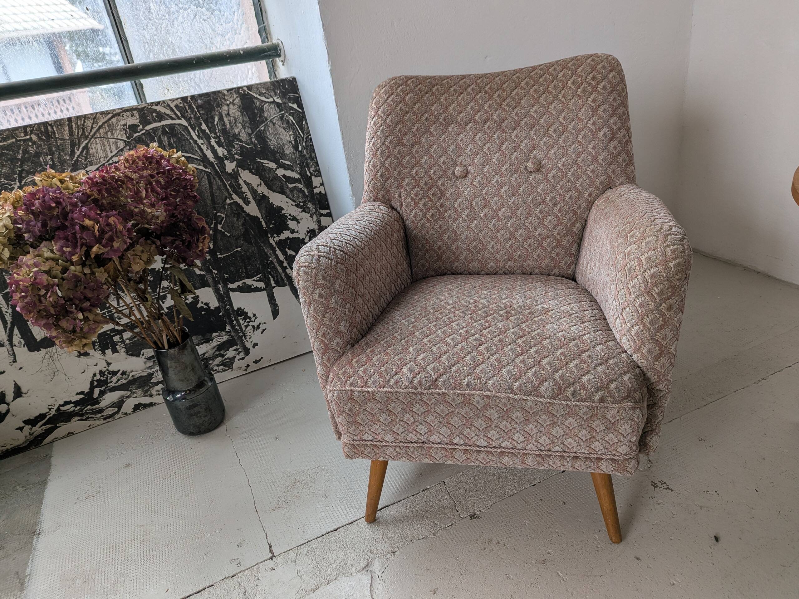 Paire de fauteuils cosy, vintage 1960